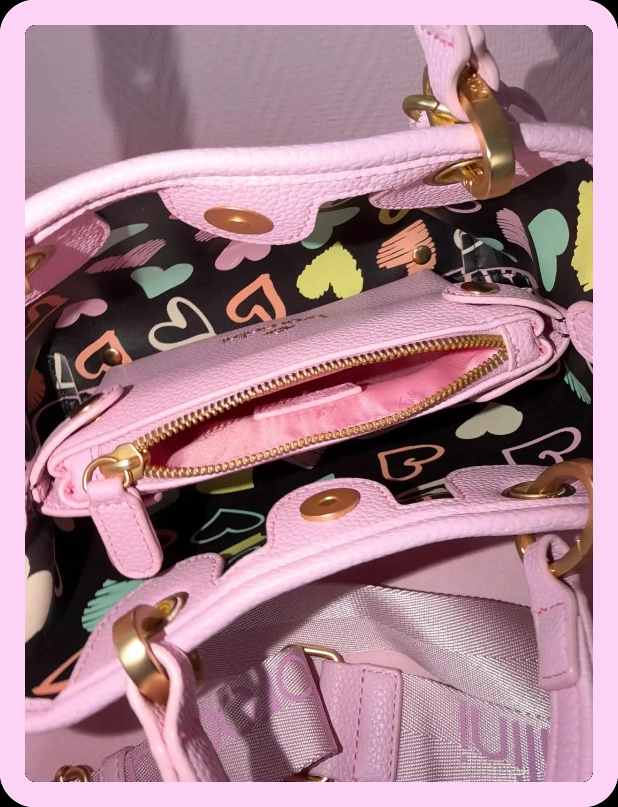 Bolsa feminina Braccialini rosa nunca usada – photo 8